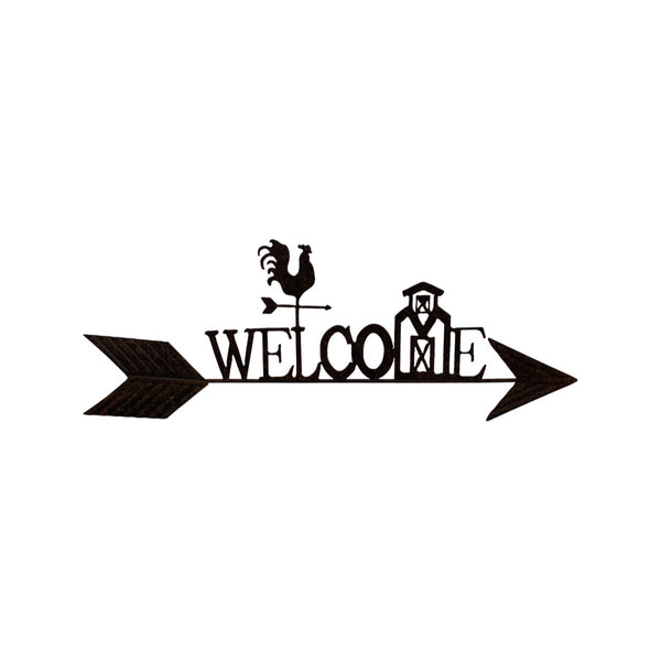 Barn Rooster Welcome Sign