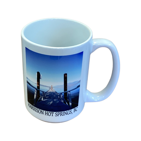 Harrison Hot Springs Dock mug and items