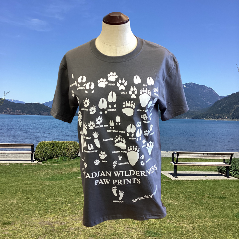 Canadian Wilderness Paw Prints Shirts