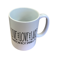 Harrison Hot Springs mug and items