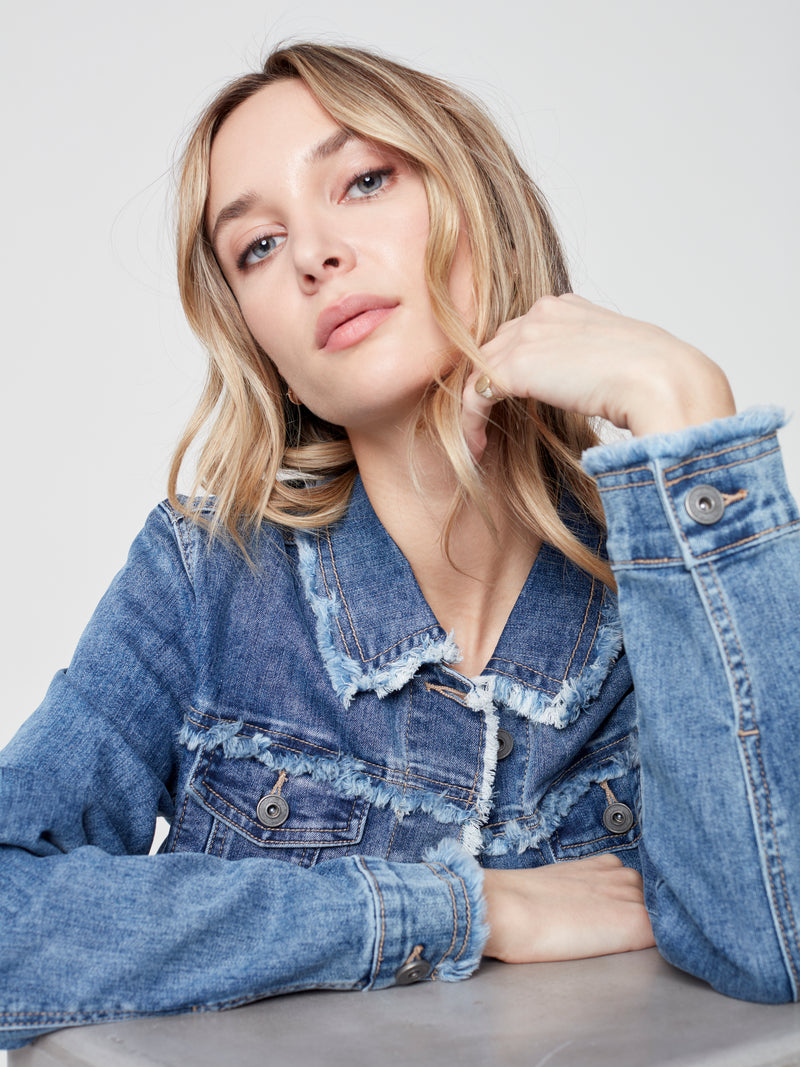 Stretch Denim Jacket