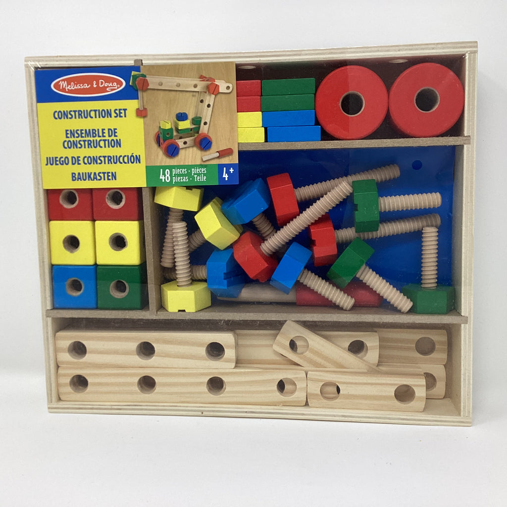 Melissa & doug construction hot sale set