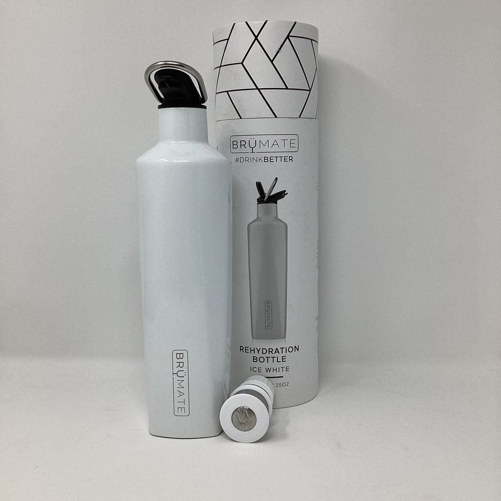 BrüMate Rehydration Mini 16oz - Ice White Water Bottle