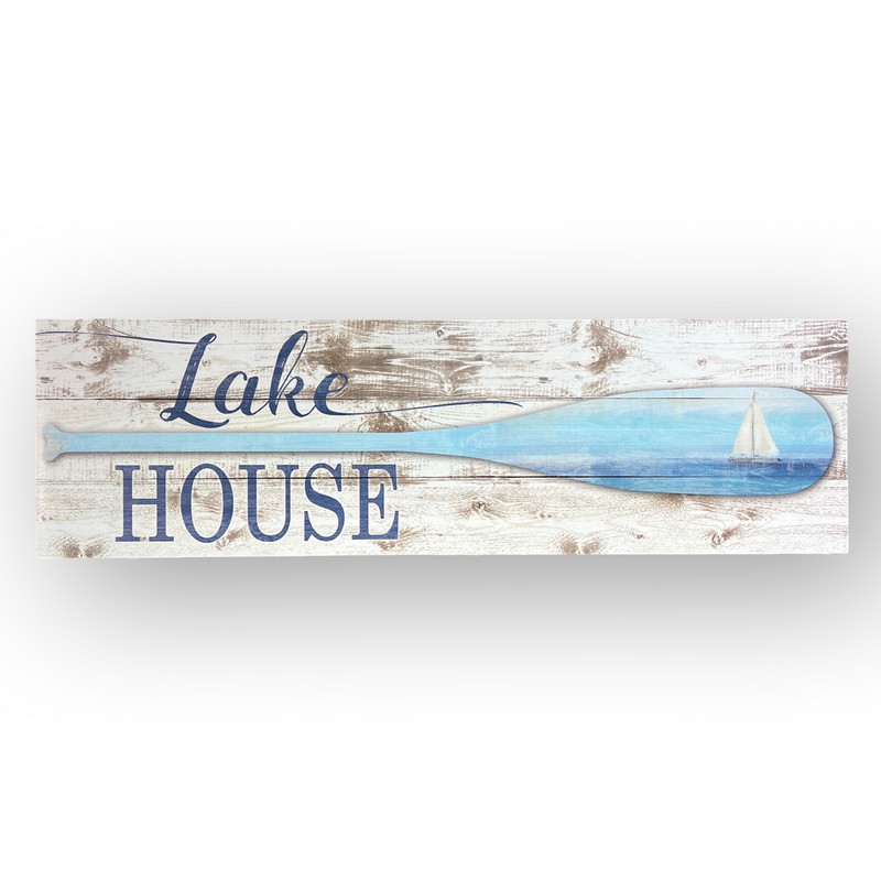 Wooden Wall Art- Lake House