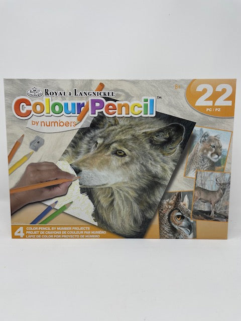 Royal & Langnickel Colour Pencil by Number Age 8+