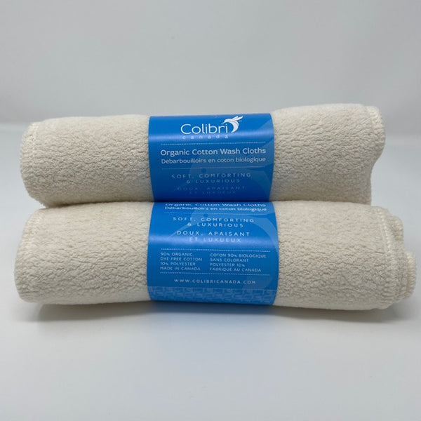 Colibri Canada Organic Cotton Wash Cloths 5 Pack