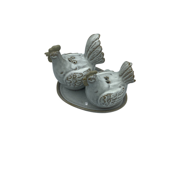 Chicken & Rooster Salt & Pepper Set