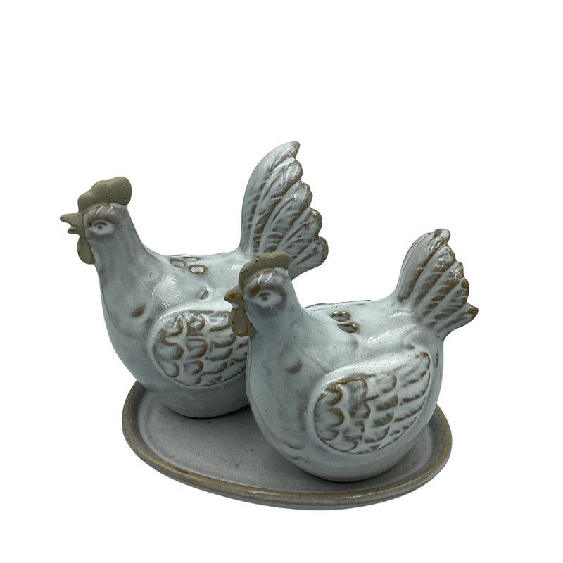 Chicken & Rooster Salt & Pepper Set