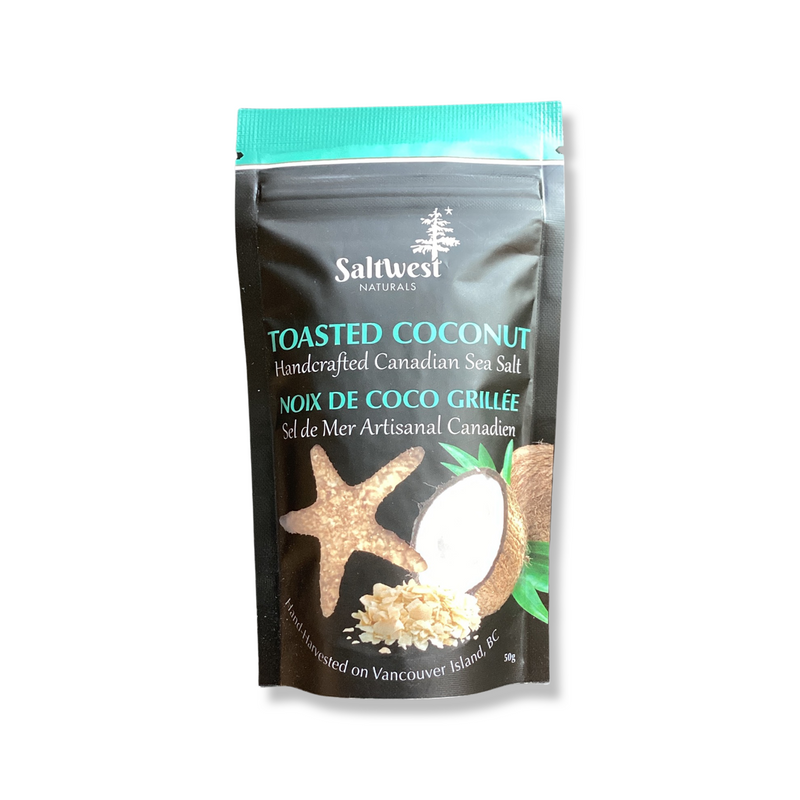 Saltwest Seasoning Salt- Toasted Coconut