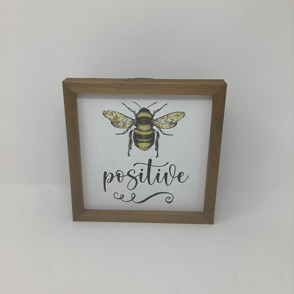 Framed Bee Positive Print