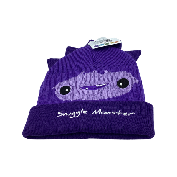 Monster Munchkins Baby Hat- Purple Snuggle Monster
