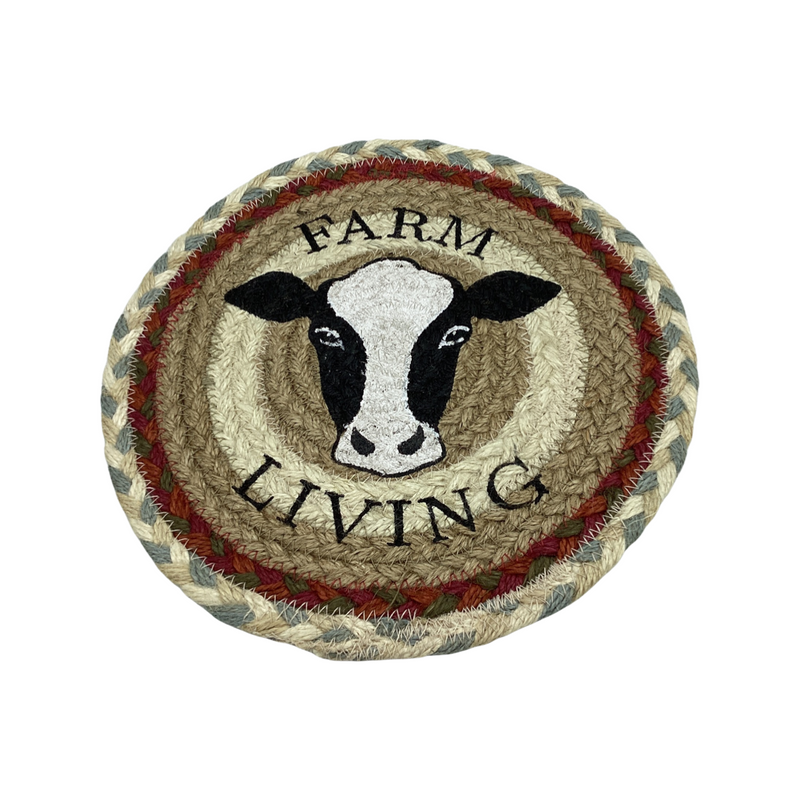 Cow table mat
