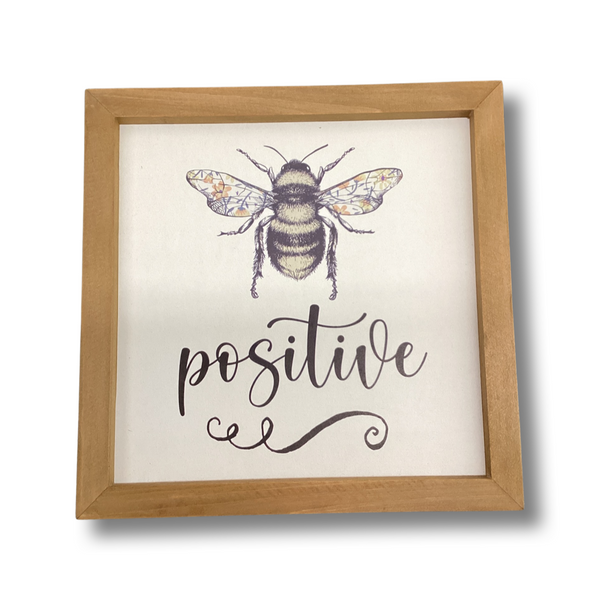 Framed Bee Positive Print