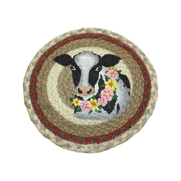 Cow table mat