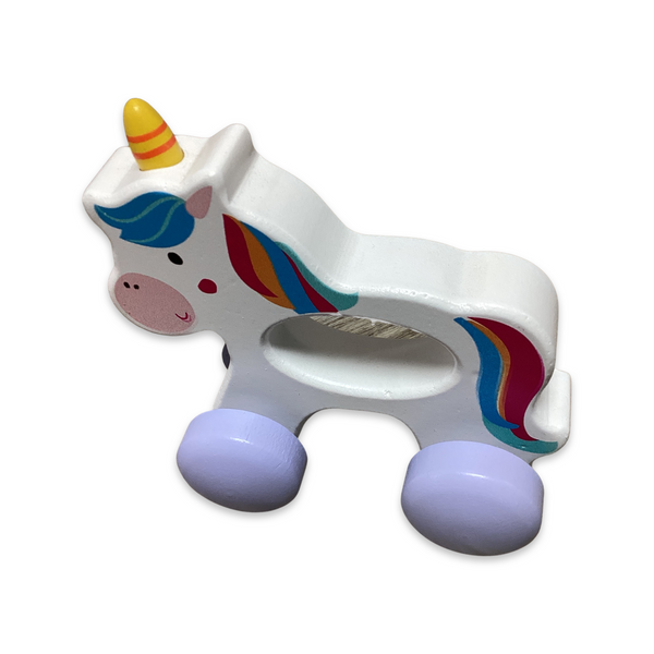 Unicorn Wooden Push Toy