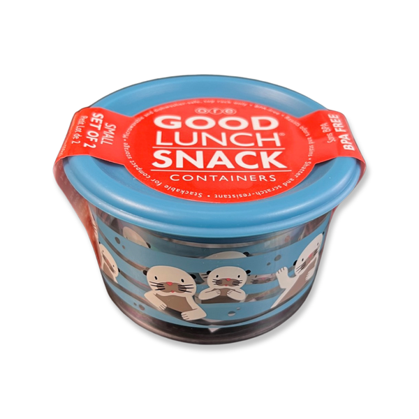 The Good Lunch® Snack Containers- Baby Otter- Small